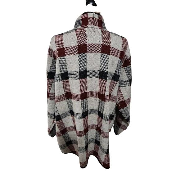 ADRIENNE Vittadini windowpane plaid cardigan sweater plus size 3X NEW!!! - Picture 2 of 8